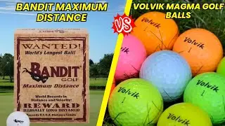 Bandit Maximum Distance golf balls vs Volvik Magma Golf Balls Review and Comparison