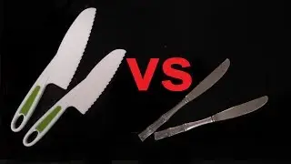 Is It Worth It? -  Kids Nylon Kitchen Knives vs Butter Knife