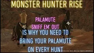 USE YOUR PALAMUTE EVERY HUNT! MONSTER HUNTER RISE! PALAMUTE SNIFF EM' OUT GUIDE! BEST BUDDY FEATURE!