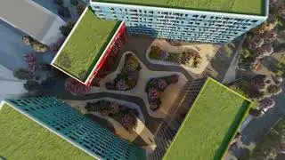 Residential Building I Appartments I Office + Commercial Spaces I ESC #architecture #design #art
