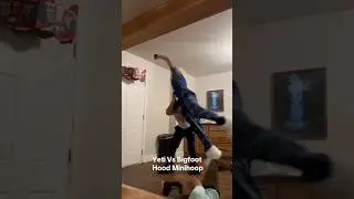 Yeti Vs Bigfoot Hood Minihoop #funny #minihoop