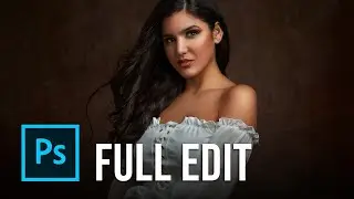 Полный урок по студийному портрету в Photoshop 2020 (ретушь кожи и стилизация цветокоррекции)