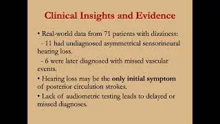 Assessing Hearing in Suspected Stroke: A Diagnostic Opportunity