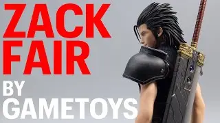 GameToys Zack Fair Crisis Core Final Fantasy 7 1/6 Scale Figure Unboxing & Review
