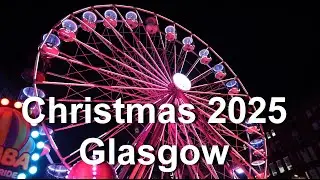 Glasgow, Scotland, Christmas 2025, 4K