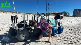 Surf Fishing Right Before a MAJOR HURRICANE Makes LANDFALL! Fishing from shore Perdido Key.