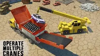 Junk Car Crusher Crane Driver Android Gameplay | Best Android Game For Kids March 2017