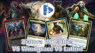 SO MANY +1/+1 COUNTERS!!! Commander / EDH Gameplay 107 - Ziatora VS Lathiel VS Windgrace VS Lathril