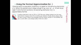 AP Statistics Chapter 7 Section 2 Notes