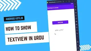 How to show  textView in Urdu 