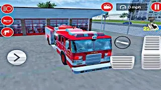 Real Fire Truck 🚒 Driving Simulator -FireFighting -Android gameplay #2024  #firetruck #gameplay
