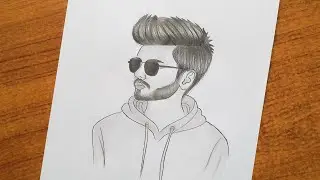 How to Draw Boy Side View With Glasses | A Boy Drawing | Drawing Video | Sajid Ali Drawing 