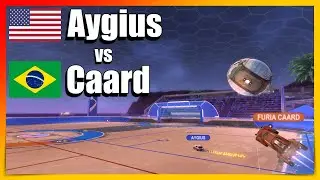 Aygius vs Caard | United States vs Brazil | Ranked Rocket League 1v1 Gameplay