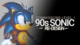 Greg Martin Sonic Re-design | Commissions LvL1