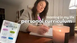 personal curriculum vlog | working on my writing project, non-fiction book rec, herb studying, evlo