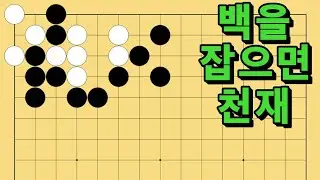 바둑 묘수 사활 - 트위트스 댄스를 추는 묘수가 있습니다. 백을 잡아보세요.