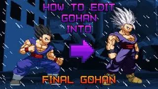 How to edit Gohan into Beast Gohan! (HyperDBZ Pixelart Tutorial)