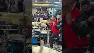 Cleverson silva no Br&aacute;s e adora&ccedil;&atilde;o 🔥🔥🔥🔥 #drummer #batterista #drums #music