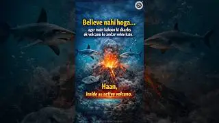 Shocking Truth: Sharks Live in a Volcano | Kavachi Volcano Mystery #nda2026  #trending #feedshorts