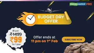 Moneycontrol Pro 1-Year Plan Subscription: Only Rs. 99 with Promo Code BUDGET99 - Limited Time Offer