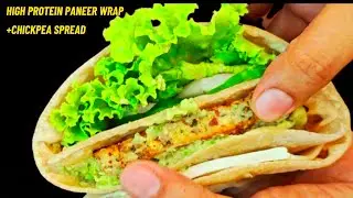 Tiffin #28: High Protein Viral Wrap with Creamy Chickpea Spread| Healthy and Tasty Lunch Box Idea!