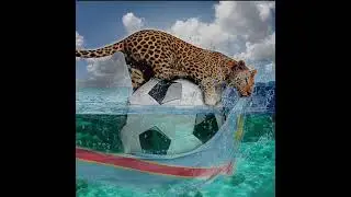 Allez les l&eacute;opards by EL KING M    #leopard #rdc