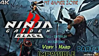 👉 Ninja Gaiden 2 Black VERY HARD IMPOSSIBLE MOD 😱 Full Gameplay Walkthrough Hindi