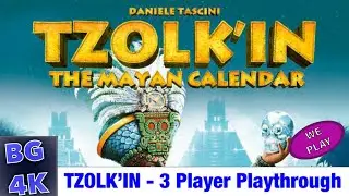 Tzolkin : The Mayan Calendar - 3 Player Live Playthrough