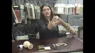 Wood Traverse Rods - www.InteriorDecorating.com