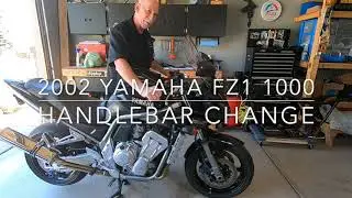 Yamaha FZ1 Handlebar Change