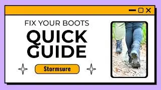 Quick Hiking Boot Repair with Stormsure