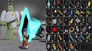 BARRY'S PRISON RUN! (OBBY) Use SKI-FI BATON and teleport ALIEN BOSS BATTLE - All Items & Morphs Game