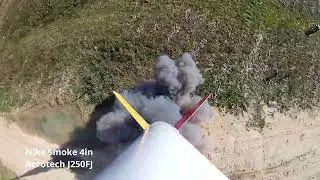 Wildman Rocketry Nike Smoke, Aerotech J250FJ