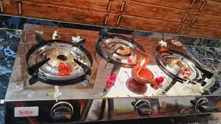Surya 3 burner  steel gas stove unboxing | new   3 burner gas stove  |