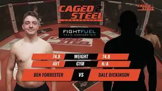 Ben Forrester Vs Dale Dickinson - Caged Steel Contenders 2