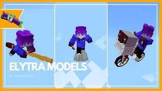 ELYTRA JADI SAPU TERBANG | ELYTRA MODELS TEXTURE PACK MCPE 1.20+