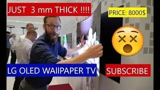MARVELOUS LG OLED WALLPAPER TV.. 2018 Uapdates.. New Technology Revealed ! by Tech Talk