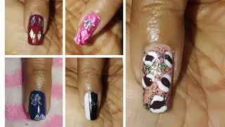 Simple Nail Art Ideas 2023|New nail art tutorial @Deepshreetuber