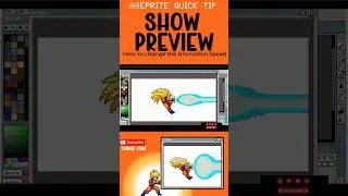 Aseprite: How to Change Animation Speed ​​in 1 Minute! (Preview)