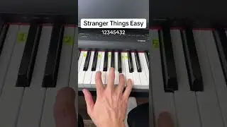 Stranger Things Piano Tutorial #piano #strangerthings #tutorial