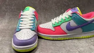 Nike Dunk Low SE Easter REAL VS FAKE
