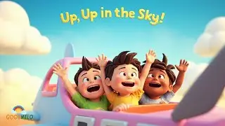 Up, Up in the Sky ✈️ | Fun Airplane Song for Toddlers | Kids Songs & Nursery Rhymes