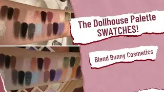 The Dollhouse Palette Eyeshadow Swatches #shorts