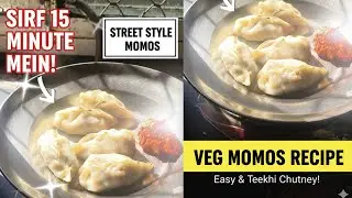 Better than Street Food! 🥟 Juicy Chicken Momos Recipe at Home|Momos|Chicken Momos|Momos Chutney 