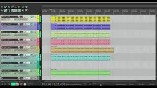Обучение, первая работа... Урок Sound Disign (My first track)