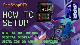 How to set up a digital dash, display or button box for your sim racing games using dash panel