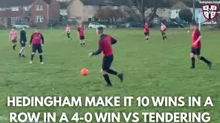 HEDINGHAM RESERVES WIN AGAIN! 4-0 TENDERING (H)