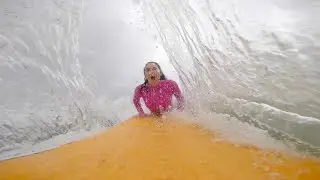 Snowboarders Try SURFING For the First Time ft. Lamangata Surf Resort in Costa Rica