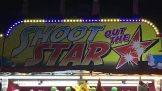 Shoot out the star.... carnival game win....  wilson county fair..9/24/16
