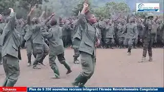 Fin de_formation militaire plus de 9350 soldats le commando de l'Afc M23